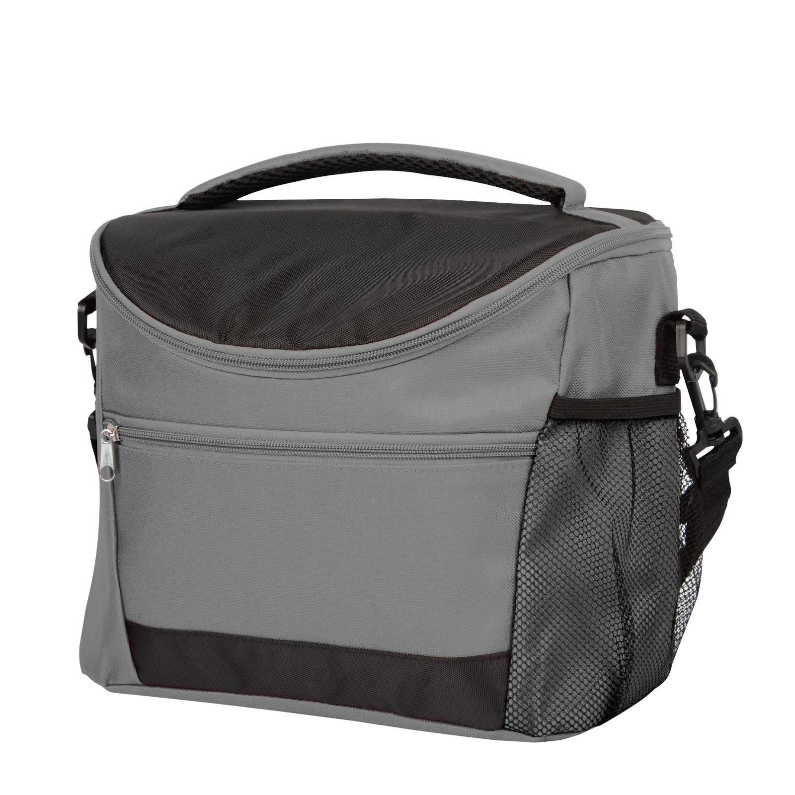 Side panel view showing the boxy cooler shape