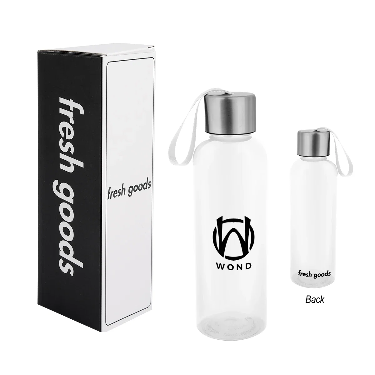 Slim reusable bottle sized for everyday hydration