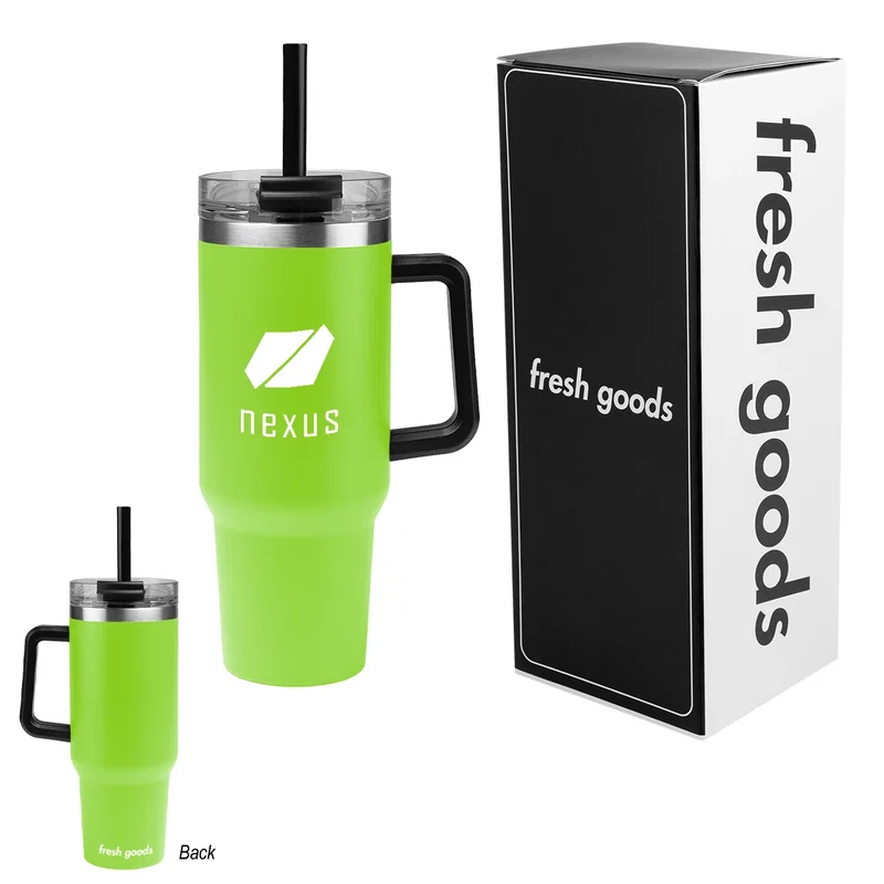 Fresh Goods 40 Oz. Intrepid Stainless Steel Tumbler — view 13