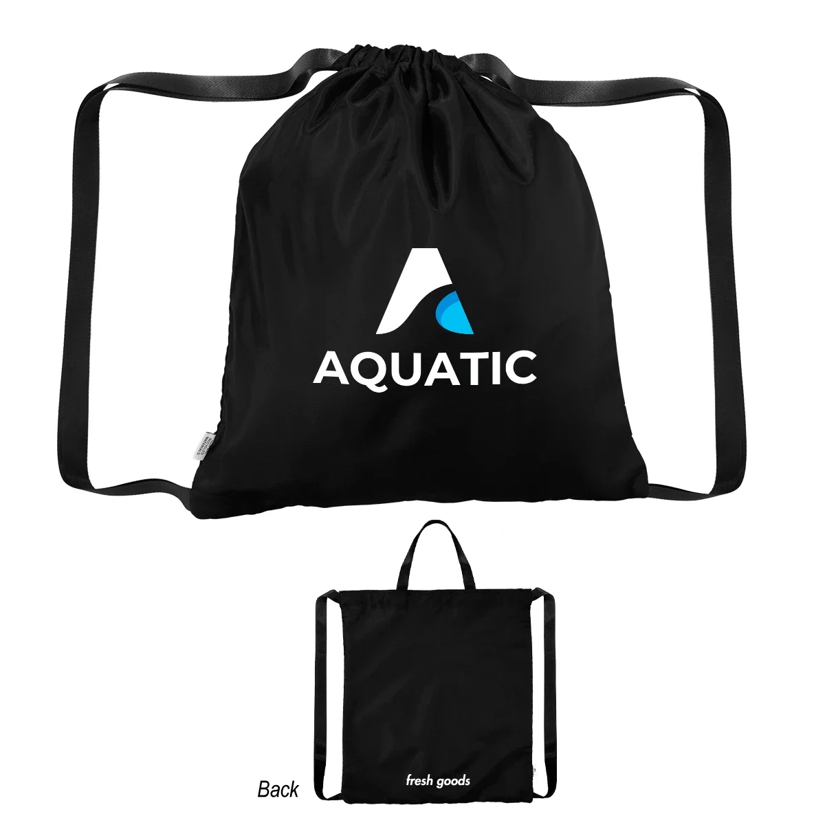 Shoulder carry keeps hands free while the sack hangs at the hip