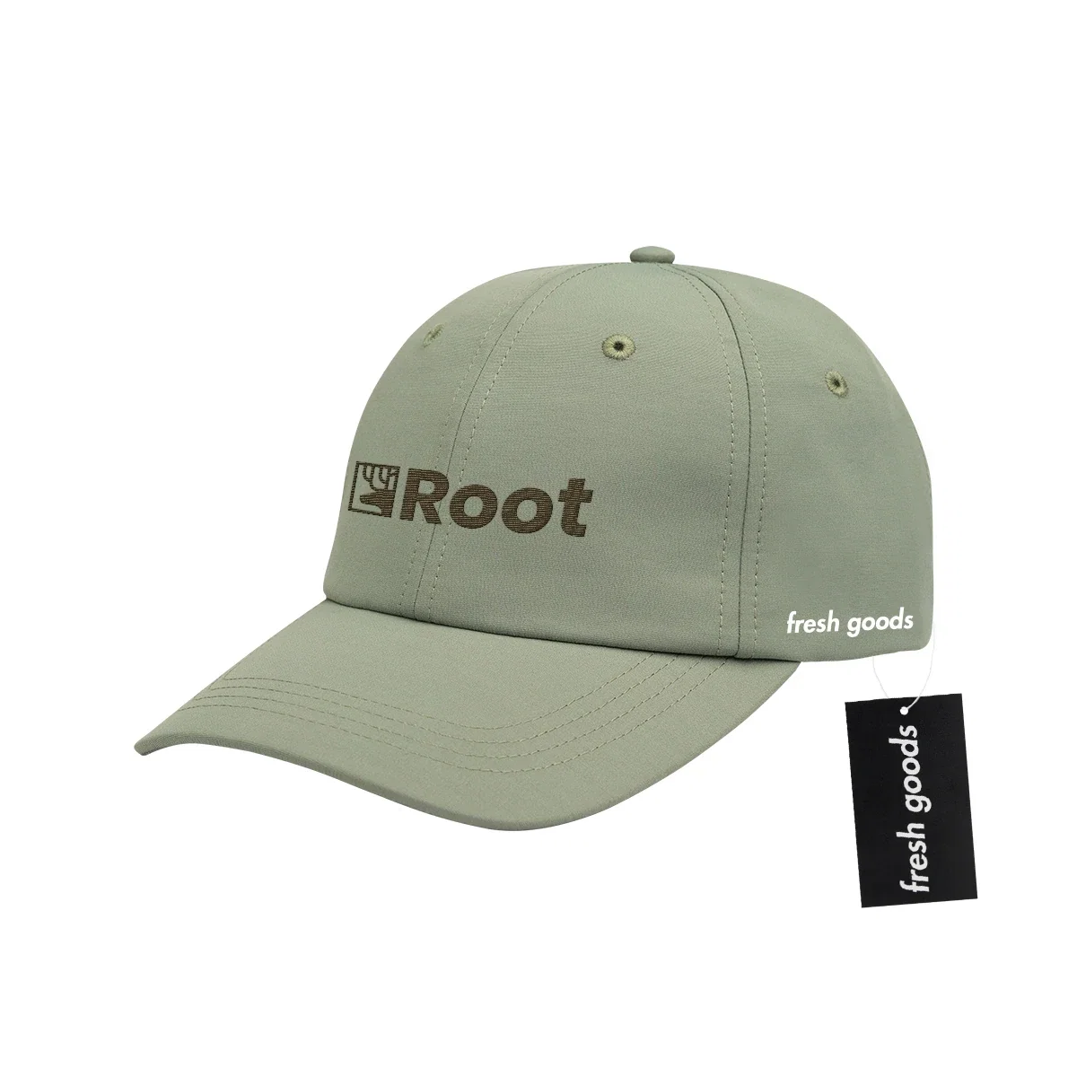 Blank front panel offers space for a logo