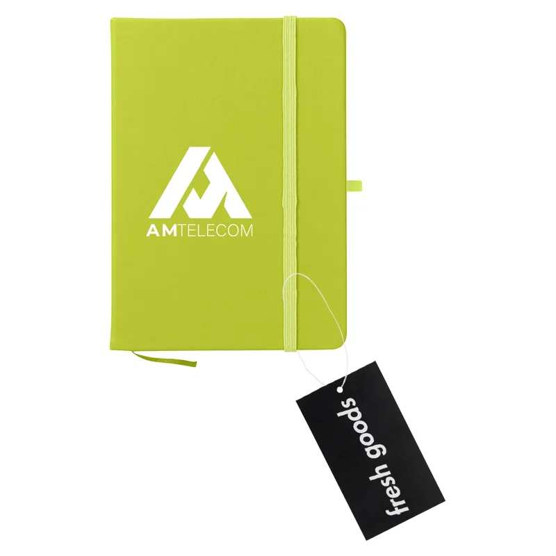 Meeting ready notebook sized to fit in a bag