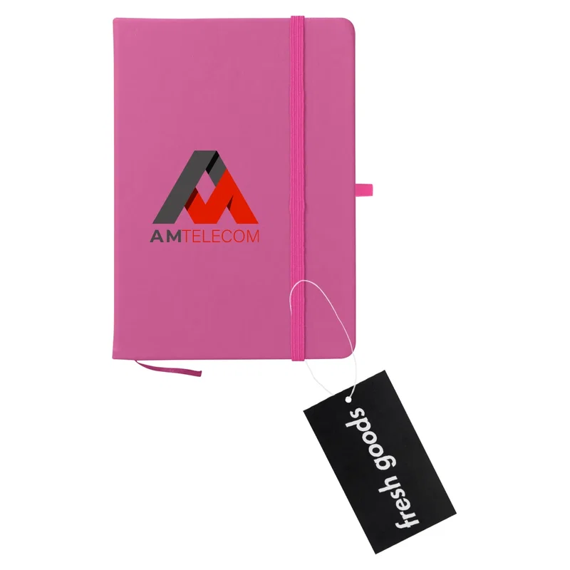 Half open book showing both cover and pages