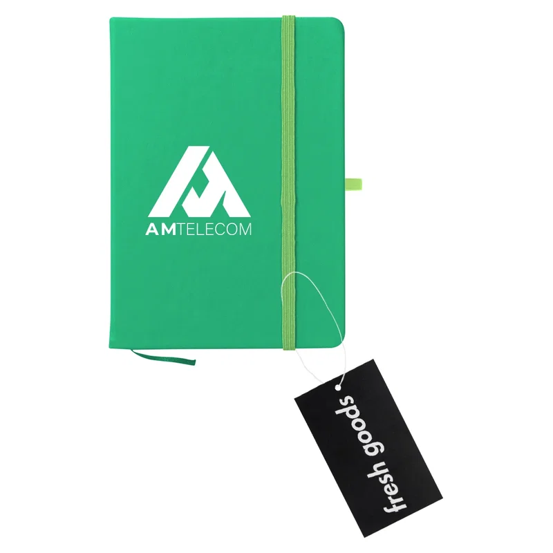 Slim profile shows how thin the journal sits