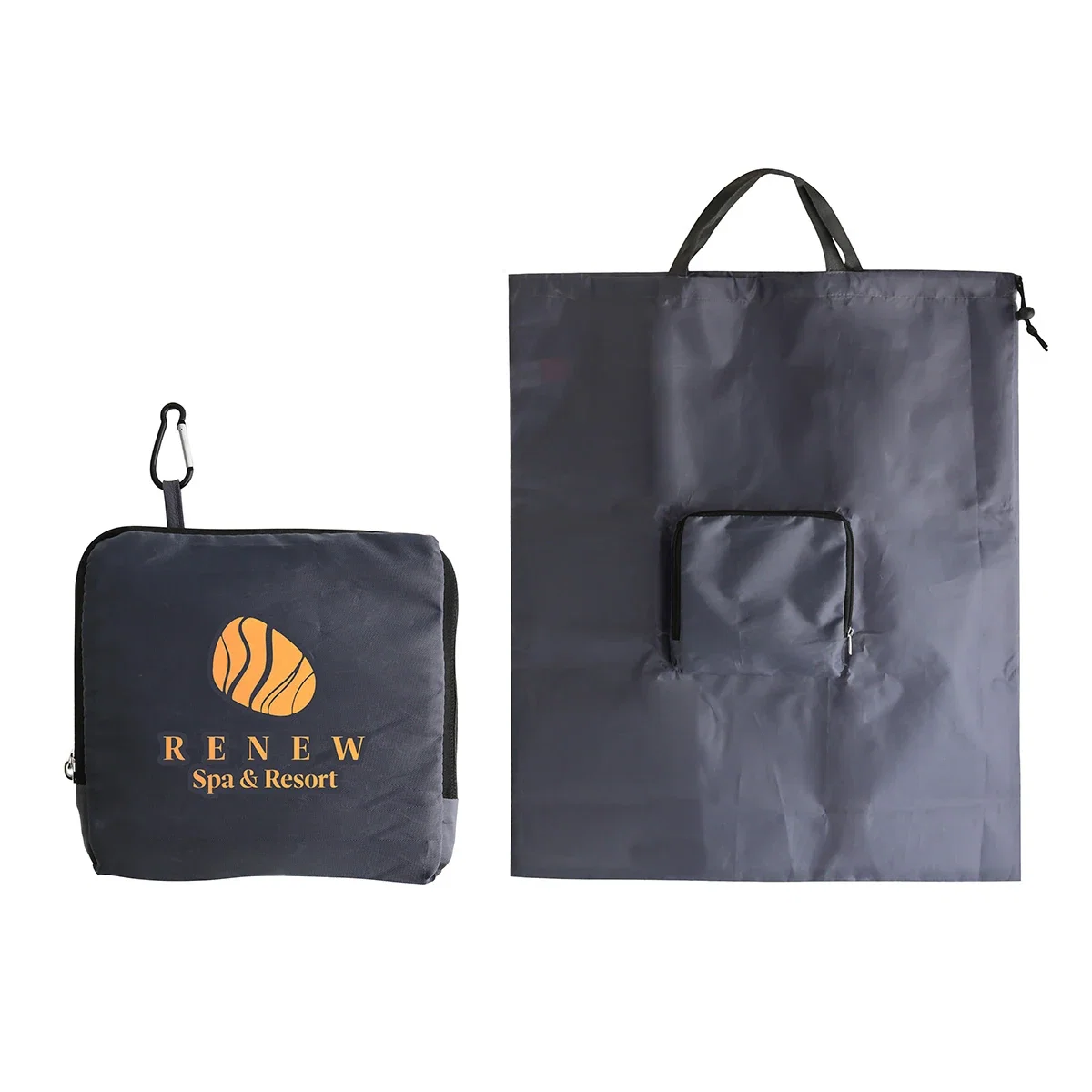 Custom Freshman RPET Laundry Bag, front view of the branded laundry bag