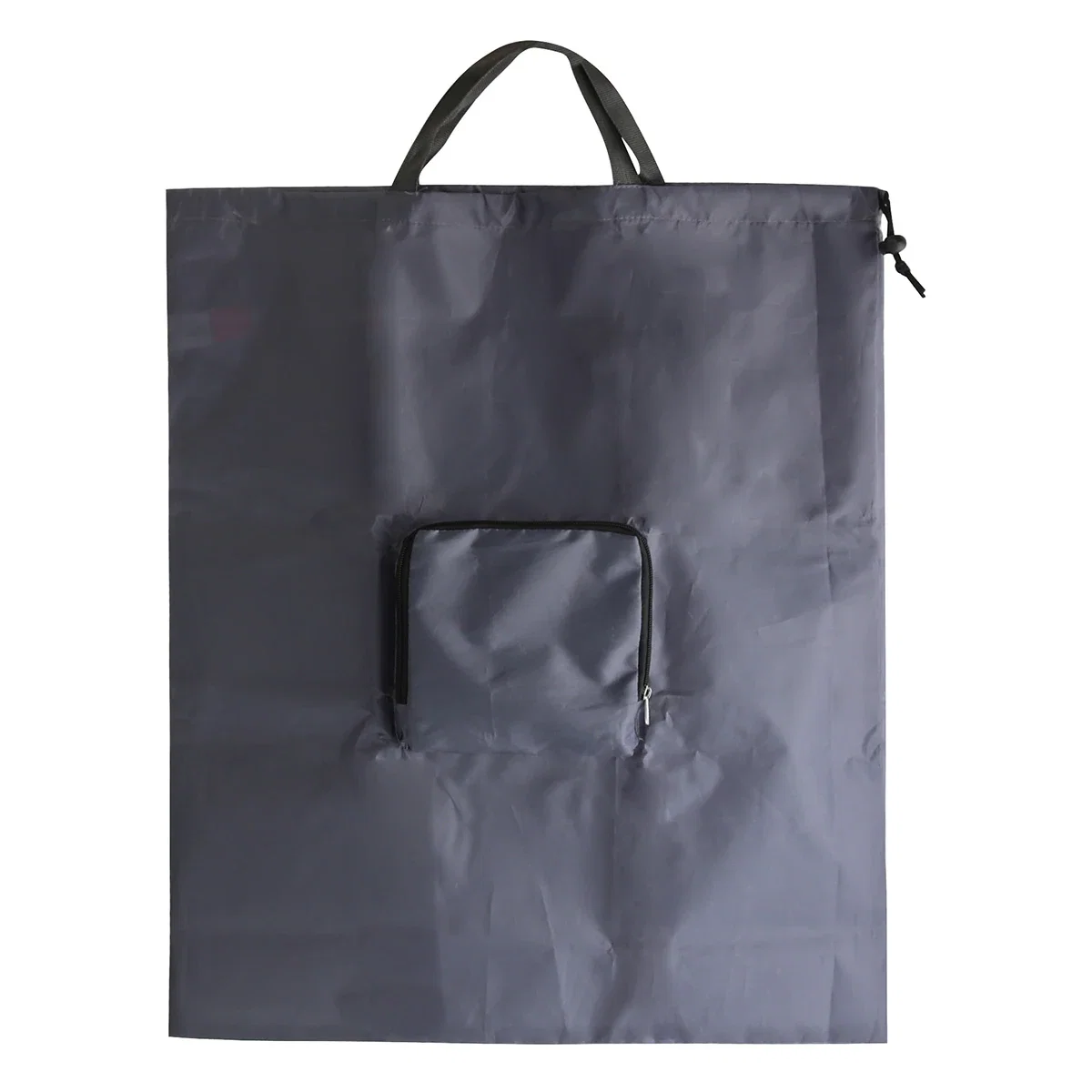 Close-up of the custom Freshman RPET Laundry Bag's logo imprint area
