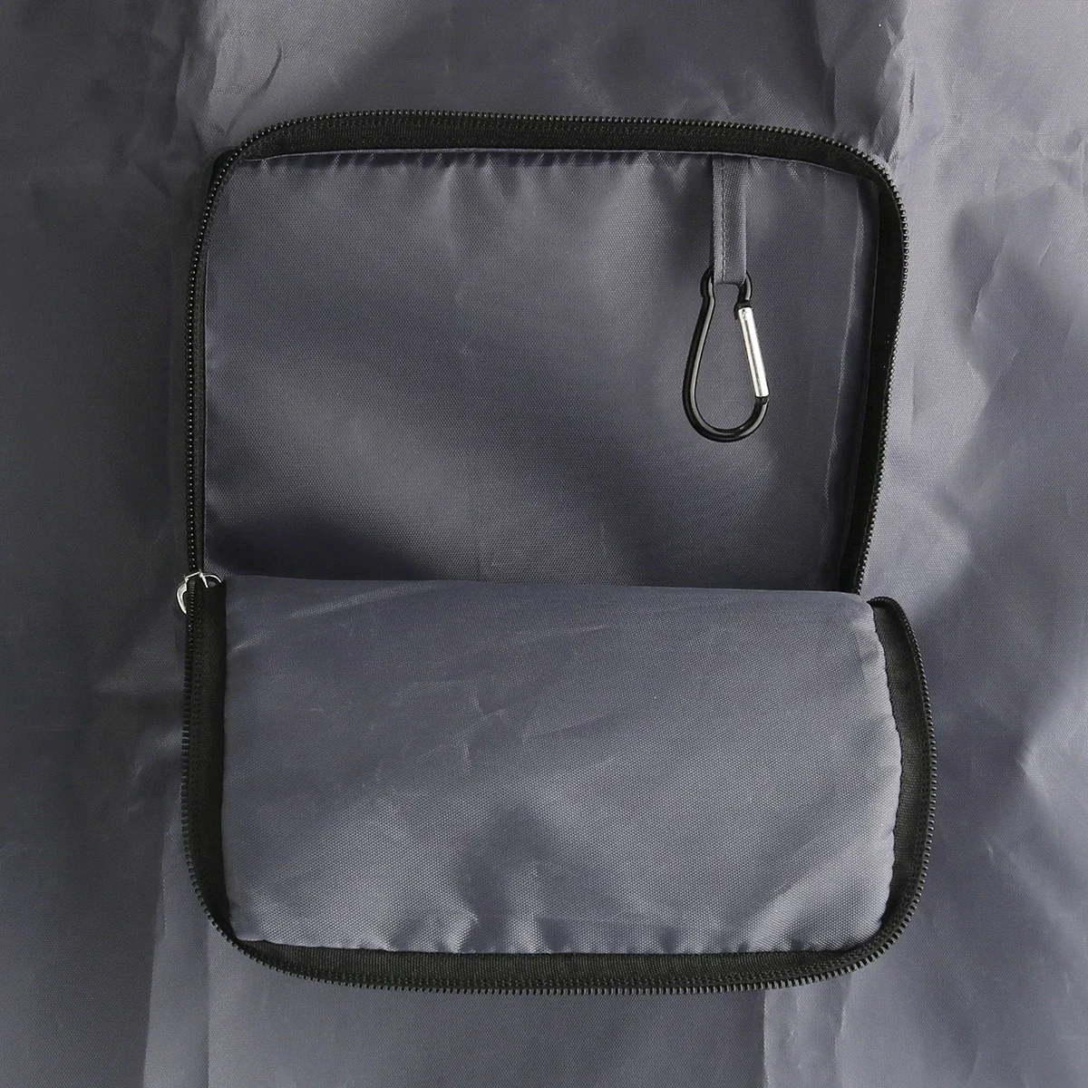 Side profile of the branded Freshman RPET Laundry Bag