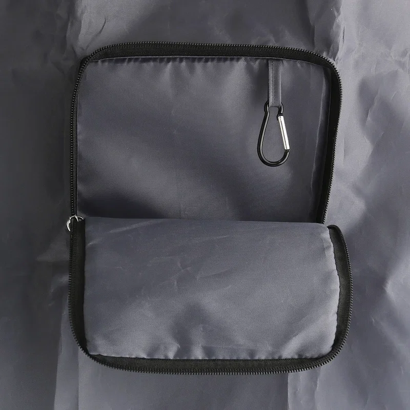 Side profile of the branded Freshman RPET Laundry Bag