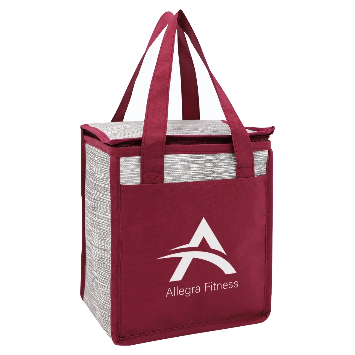Front angle of the nine-inch tall lunch carrier