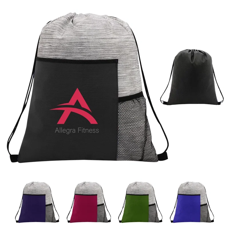 Fresno Non-Woven Drawstring Bag — view 10
