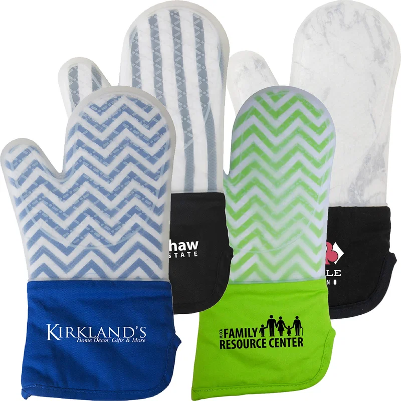Frosted Silicone Oven Mitt — view 1