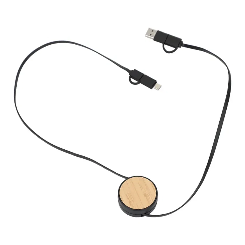EcoBamboo 5-in-1 Charging Cable — view 2