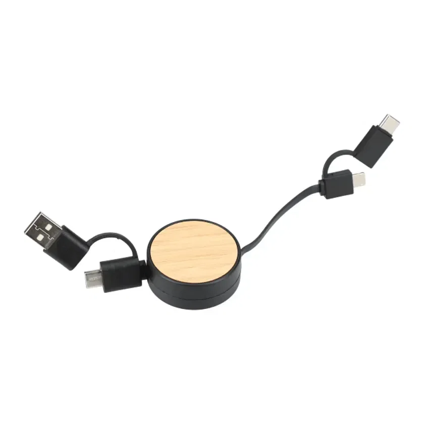 EcoBamboo 5-in-1 Charging Cable — view 4