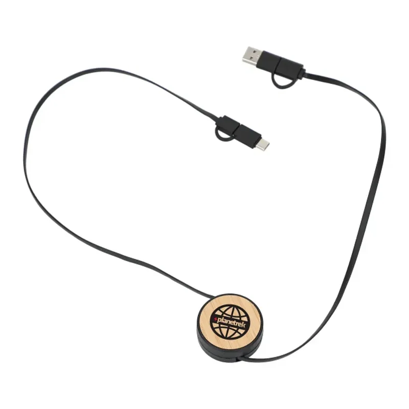 EcoBamboo 5-in-1 Charging Cable — view 6