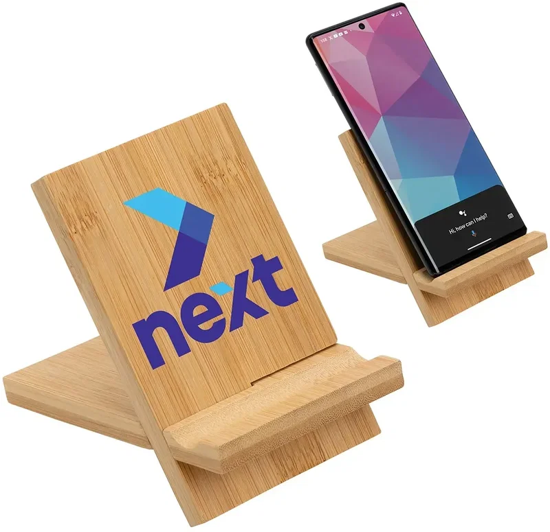 FSC® Bamboo Portable Phone Stand — view 3