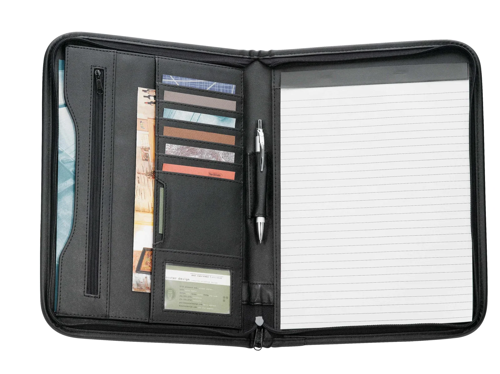 Custom Presidential Padfolio with Notepad (30 Pages) — view 6