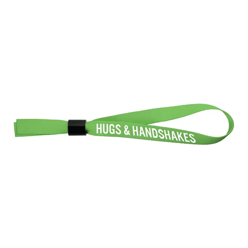 Personalized Social Distancing Wristband - Full Color 1/2" — view 1
