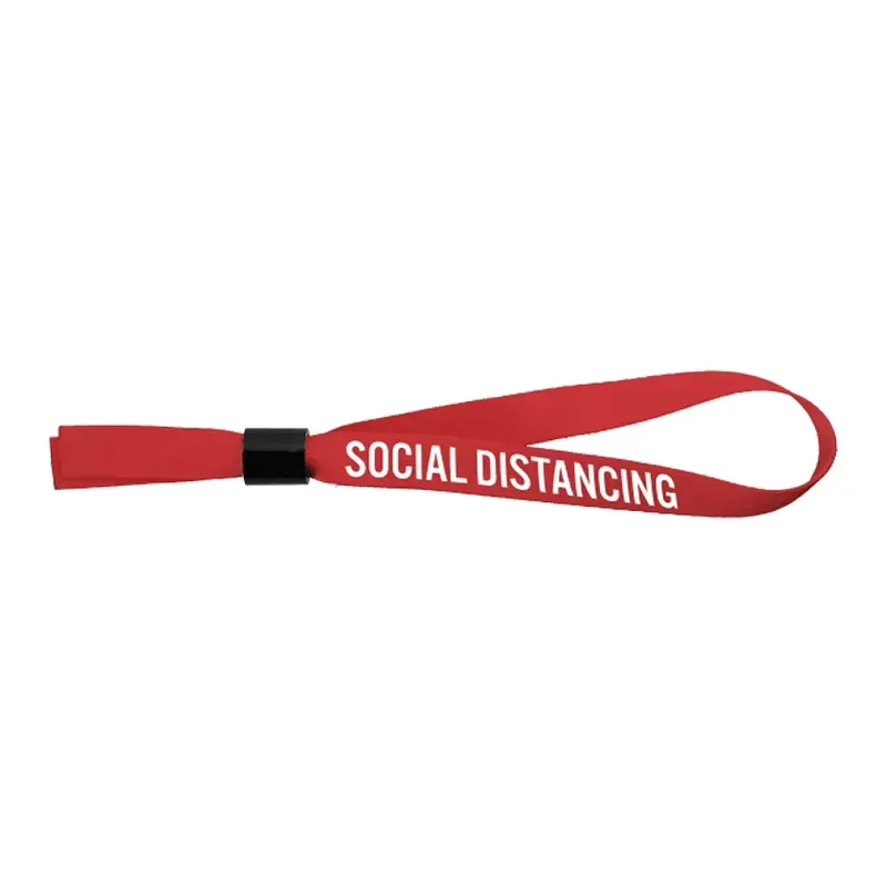 Personalized Social Distancing Wristband - Full Color 1/2" — view 7