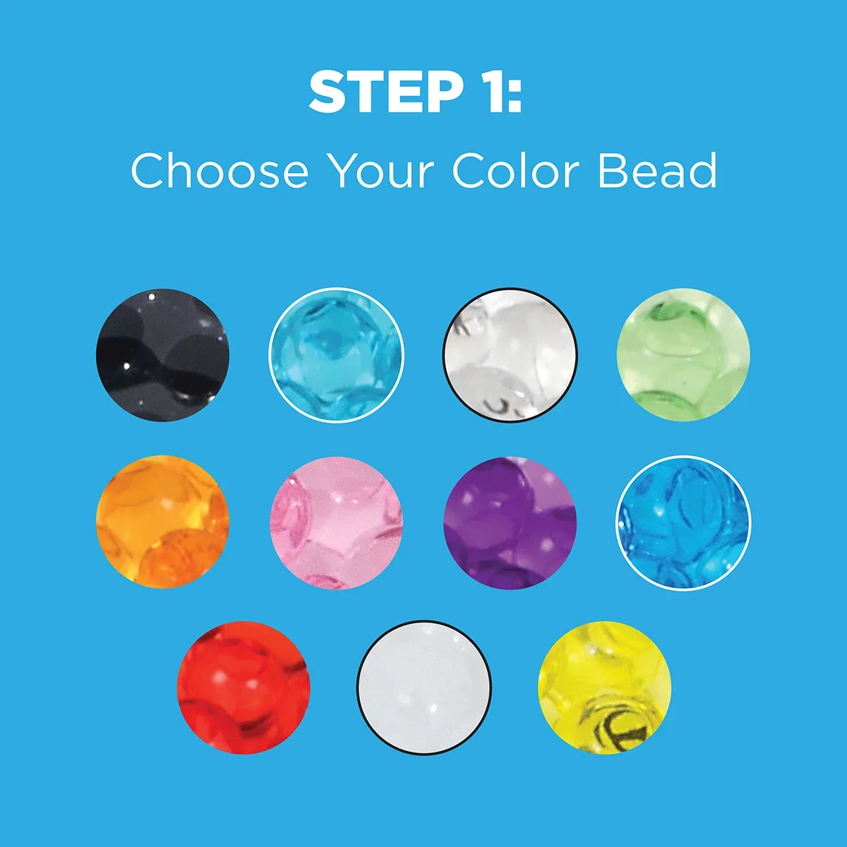 Side profile of the branded Full-Color Aqua Pearls Hot/Cold Pack