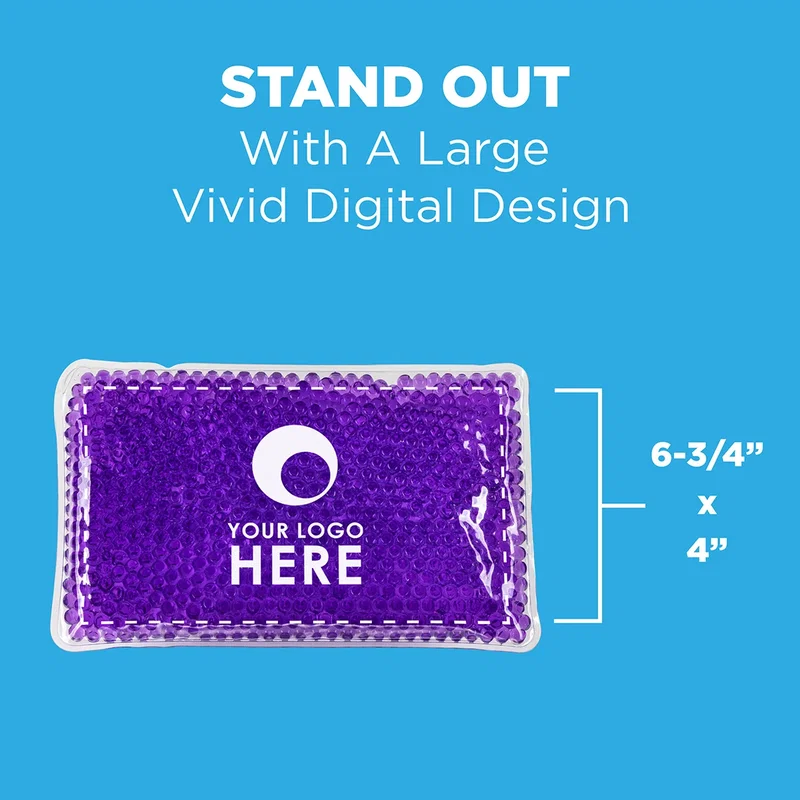 Color option shown on the Full-Color Aqua Pearls Hot/Cold Pack