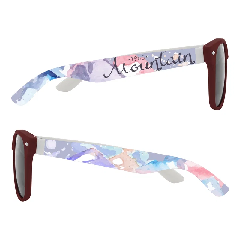 Full Color Colorblock Malibu Sunglasses — view 10