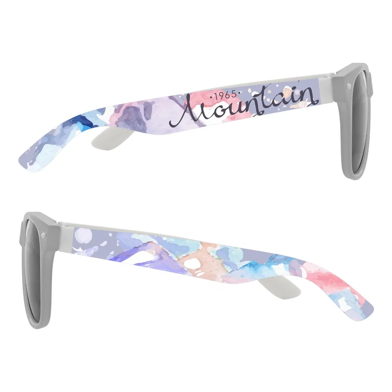 Full Color Colorblock Malibu Sunglasses — view 13