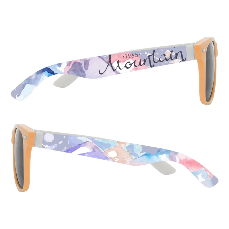 Full Color Colorblock Malibu Sunglasses — view 16