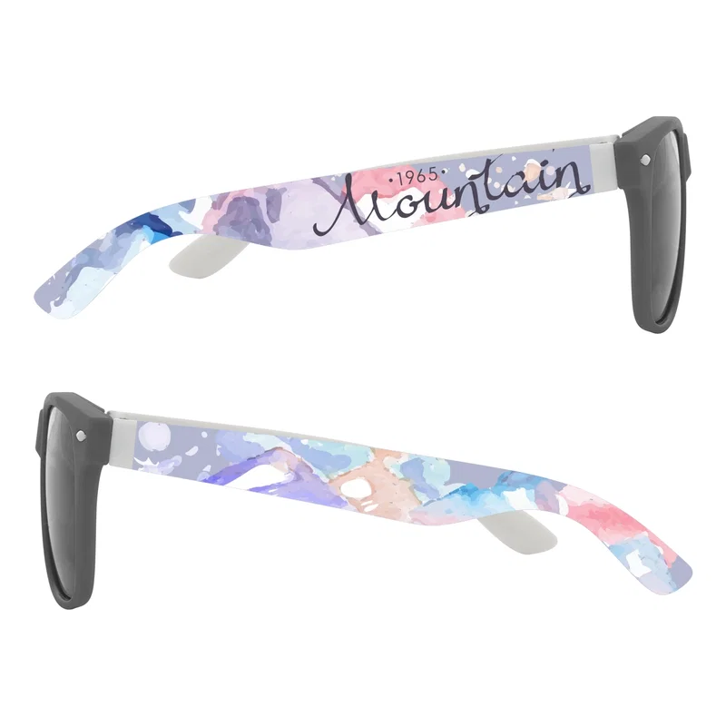 Full Color Colorblock Malibu Sunglasses — view 2