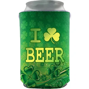 Full-Color Collapsible Can Cooler, Foam Insulated Sleeve for Cans