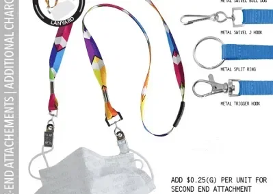 Full-Color Custom Dye-Sublimated Lanyard - 3/4" USA-Made — view 3
