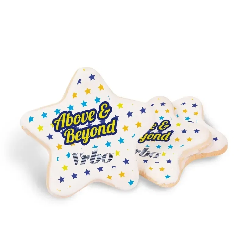 Full Color Custom Printed Cookie- Star — view 2