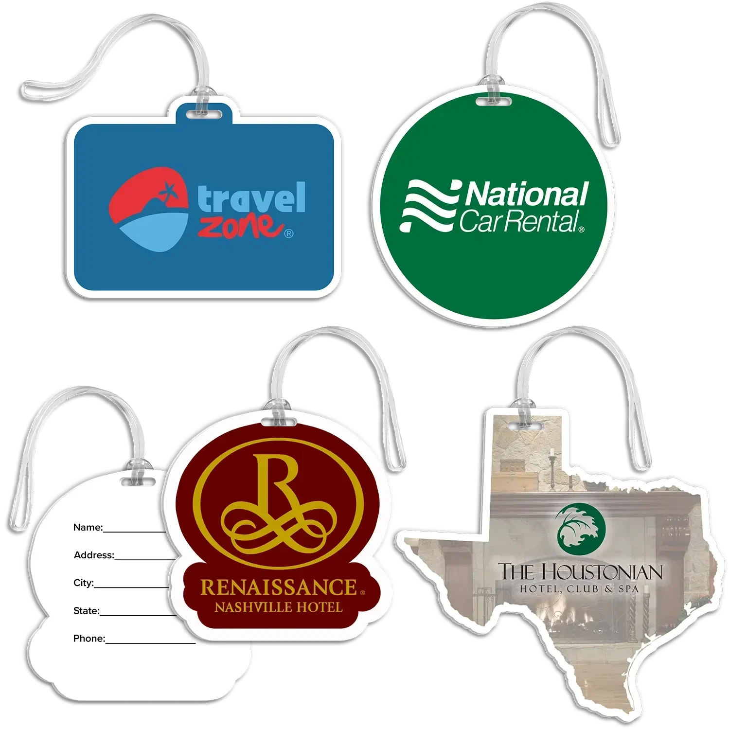 Logo Loop Bag Tag — view 3