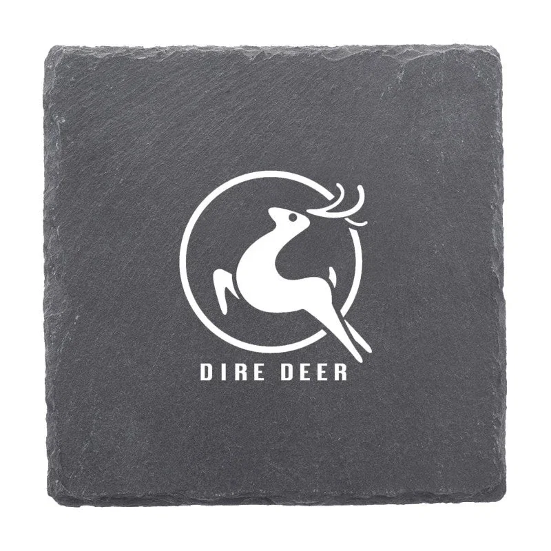 Personalized Slate Coasters (Square) — view 3