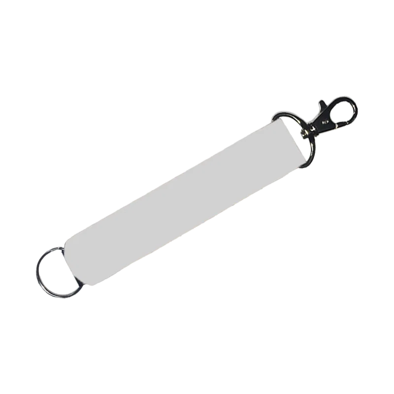 Full Color Deluxe Neoprene Wristband with 26mm Key Ring and Lobster Clip — view 2