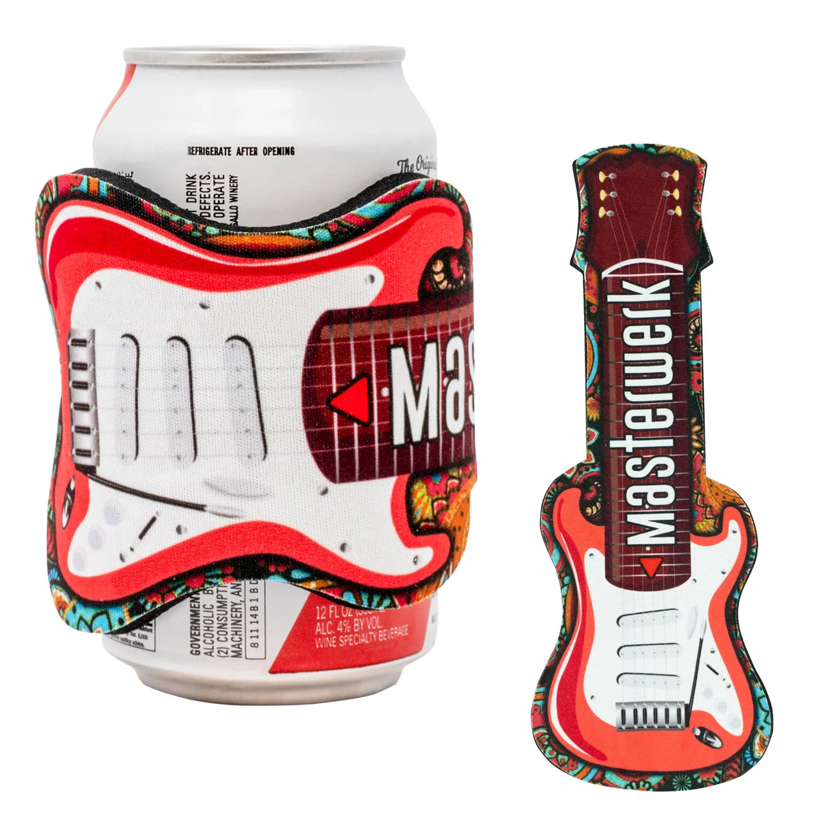 Full Color Guitar Shaped Slap Wrap — view 4
