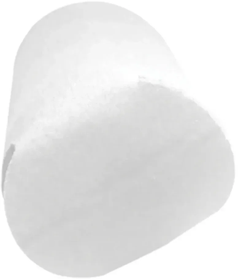 Angled view of the soft insulating foam wall