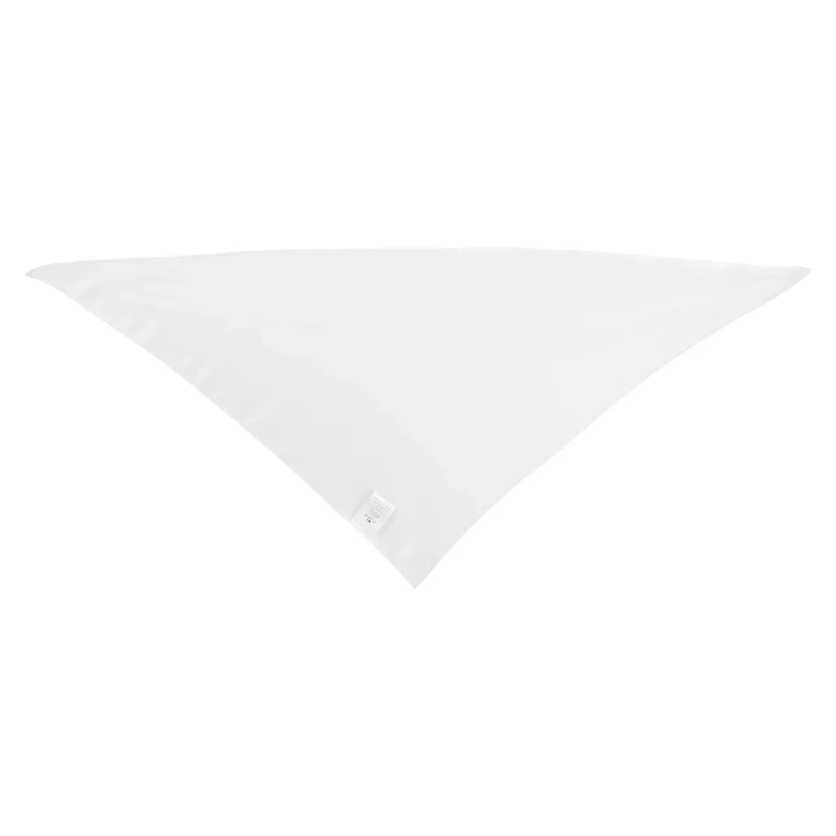 Printed design covering the front of the recycled polyester bandana