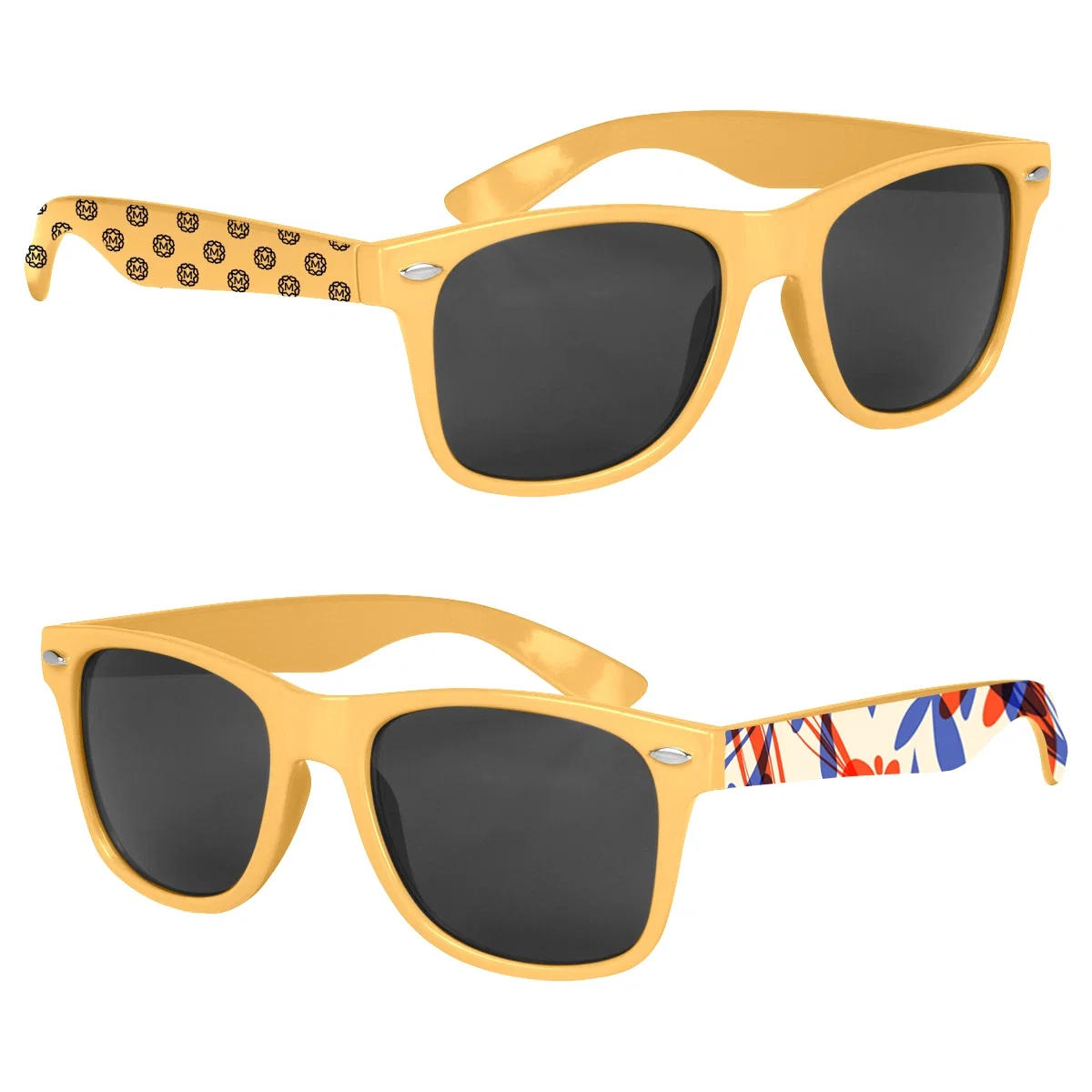 Black frames shown from the front