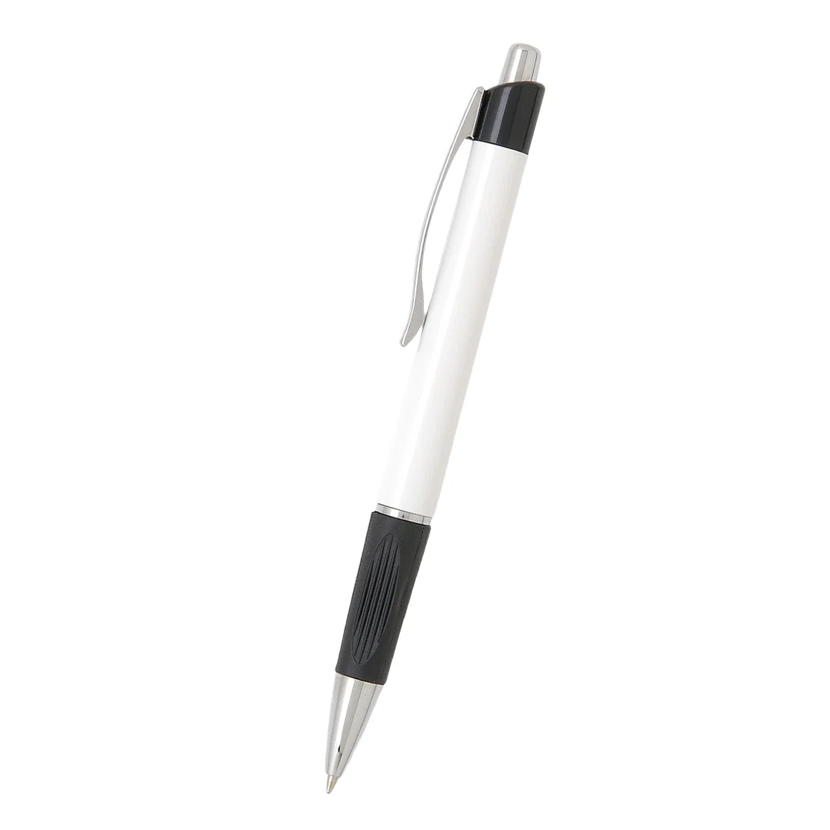 Tilted shot of the writing tip and nose cone