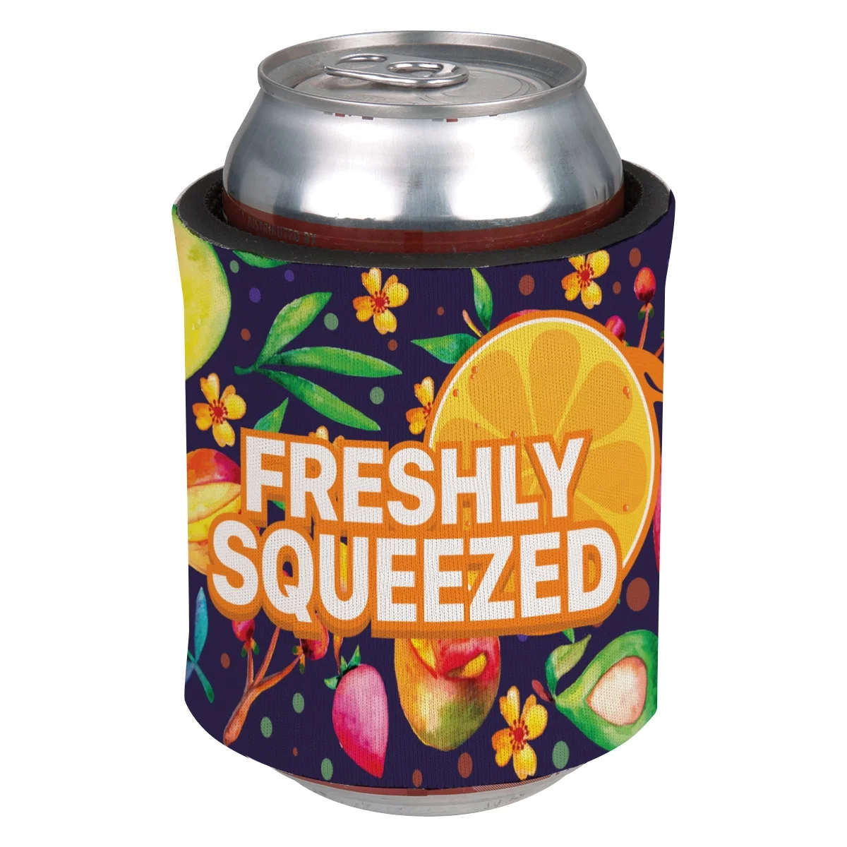 Slap wrap can cooler laid out flat before use