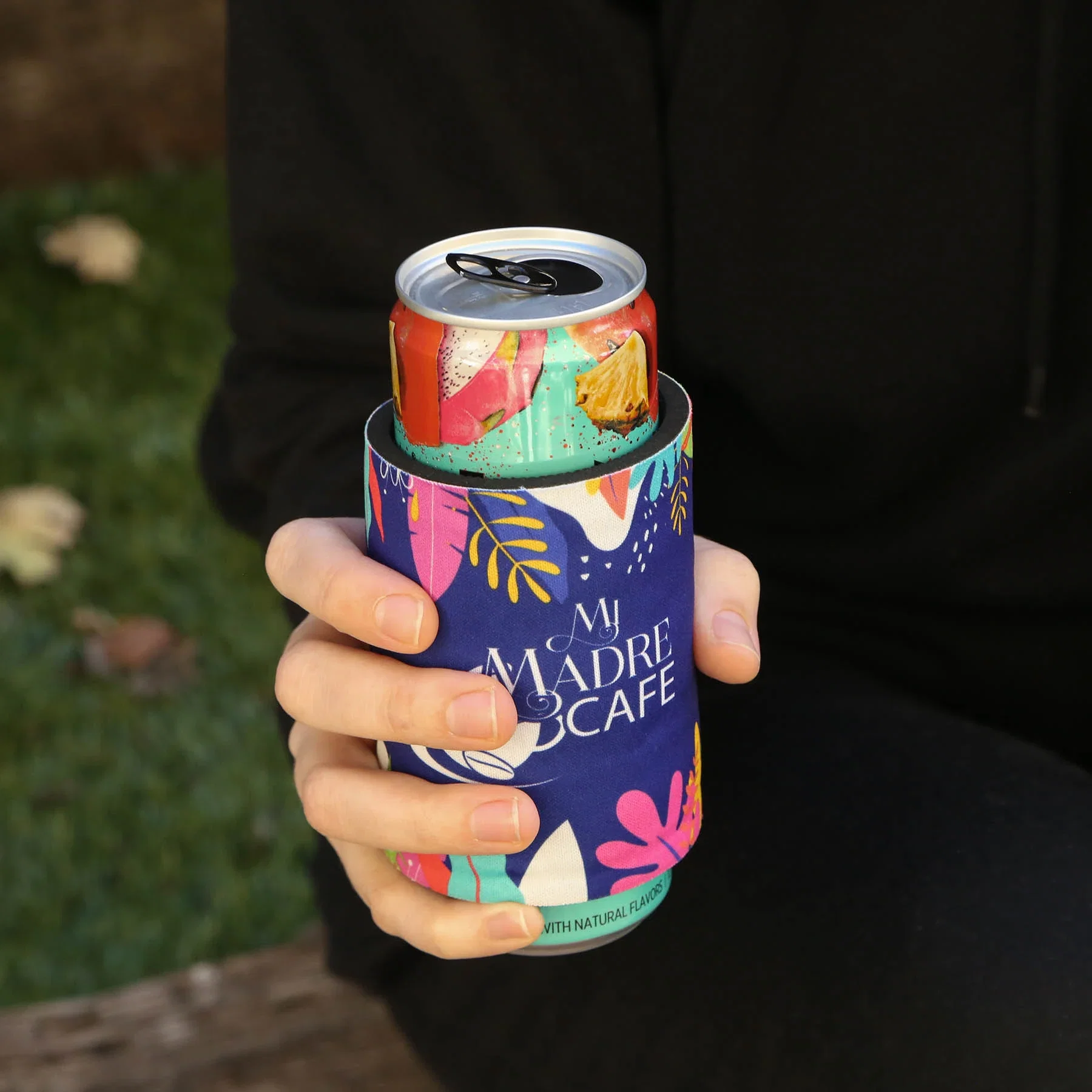 Full Color Slim Slap Wrap™ held in hand