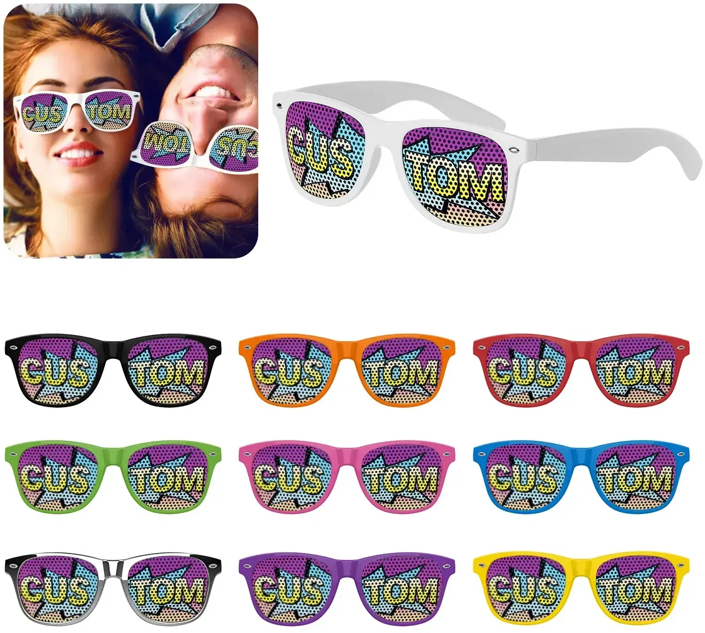 Custom Colorful Shades