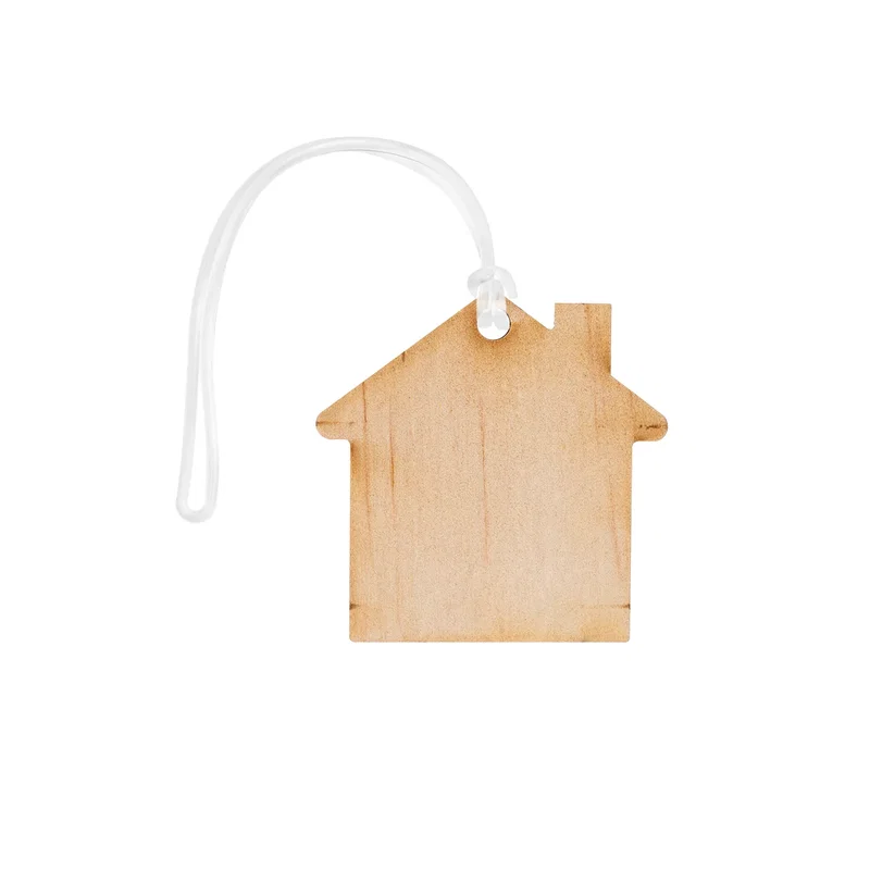 Full Color Wood Luggage Tag - 4" — view 3