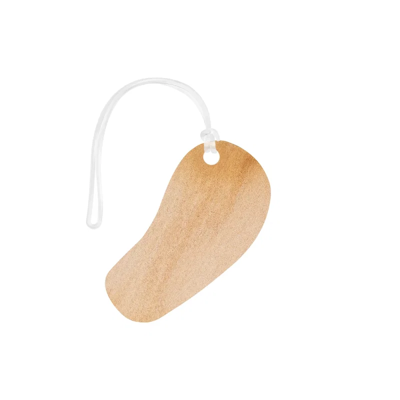 Full Color Wood Luggage Tag - 6" — view 2
