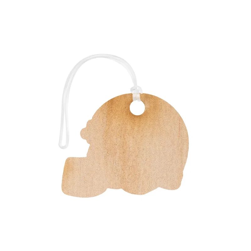 Full Color Wood Luggage Tag - 9" — view 4