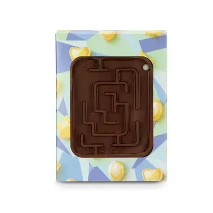 Fully Customizable Box With Milk Chocolate Molded Maze — view 3