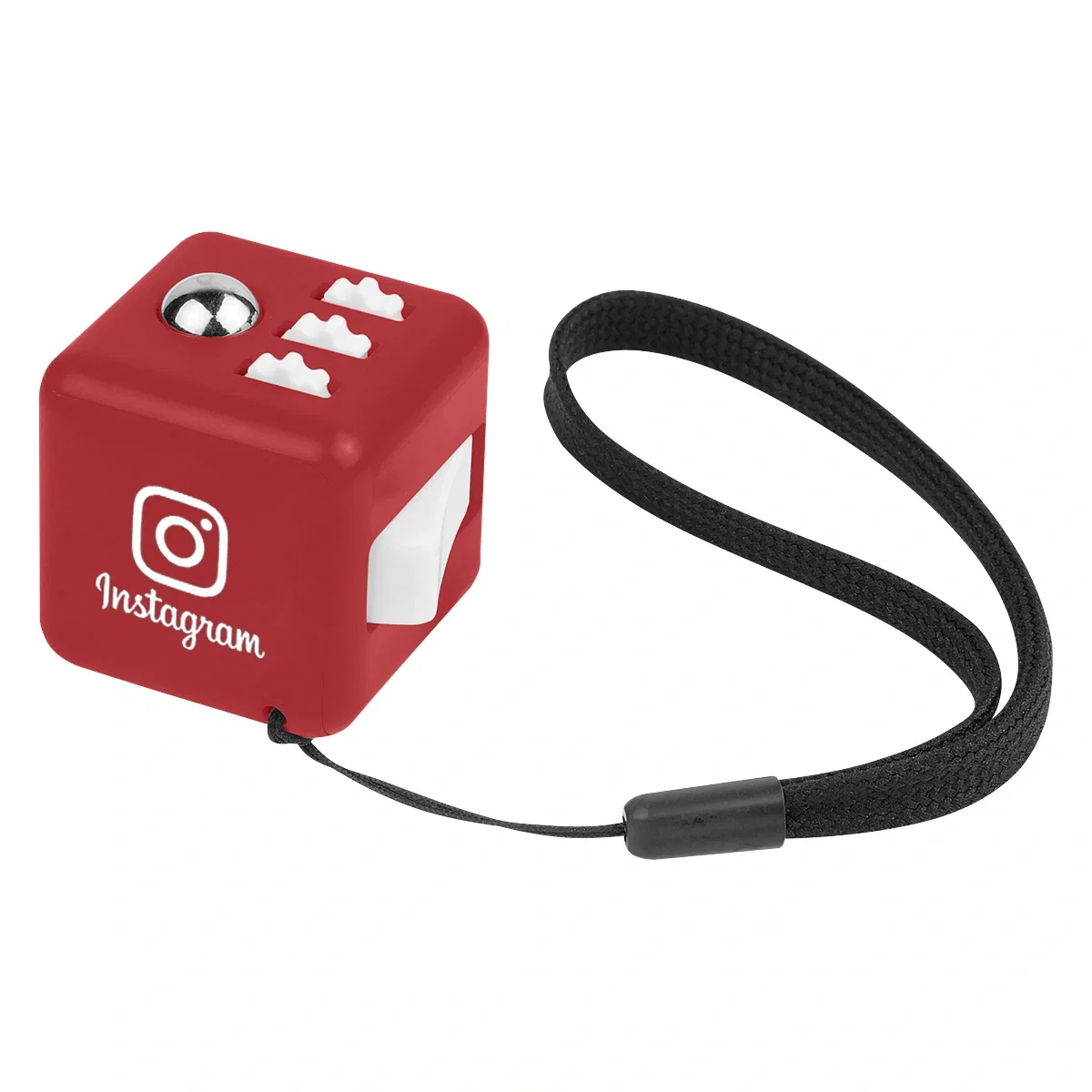 Cube held between the fingers during use