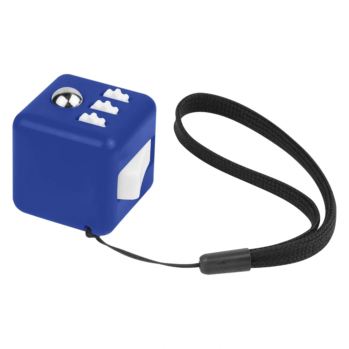 Contrasting accent colour along the edge of the cube