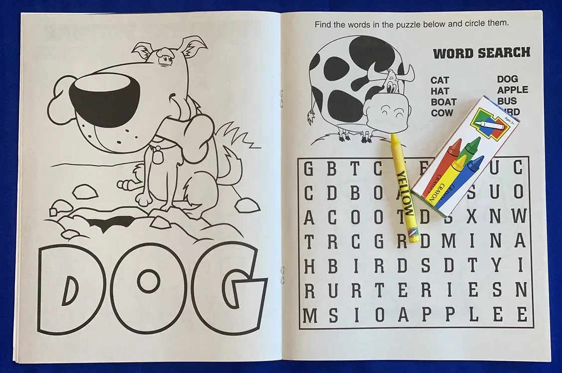 Fun with First Words Coloring & Activity Book — view 2