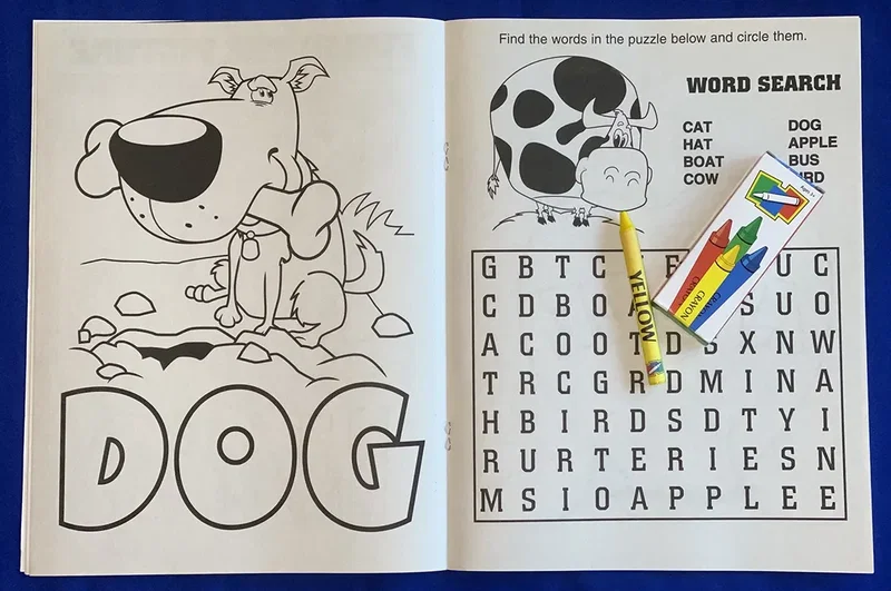 Fun with First Words Coloring & Activity Book — view 2